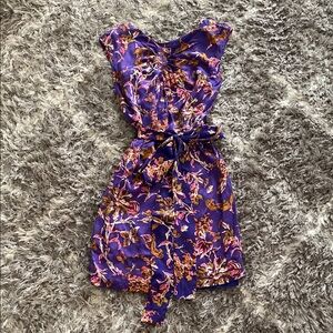 Floral Silk Dress